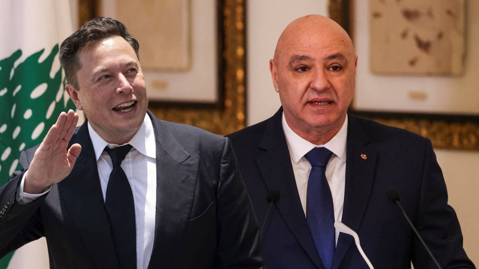 ماذا دار بين الرئيس اللبناني وماسك خلال اتصالهما؟