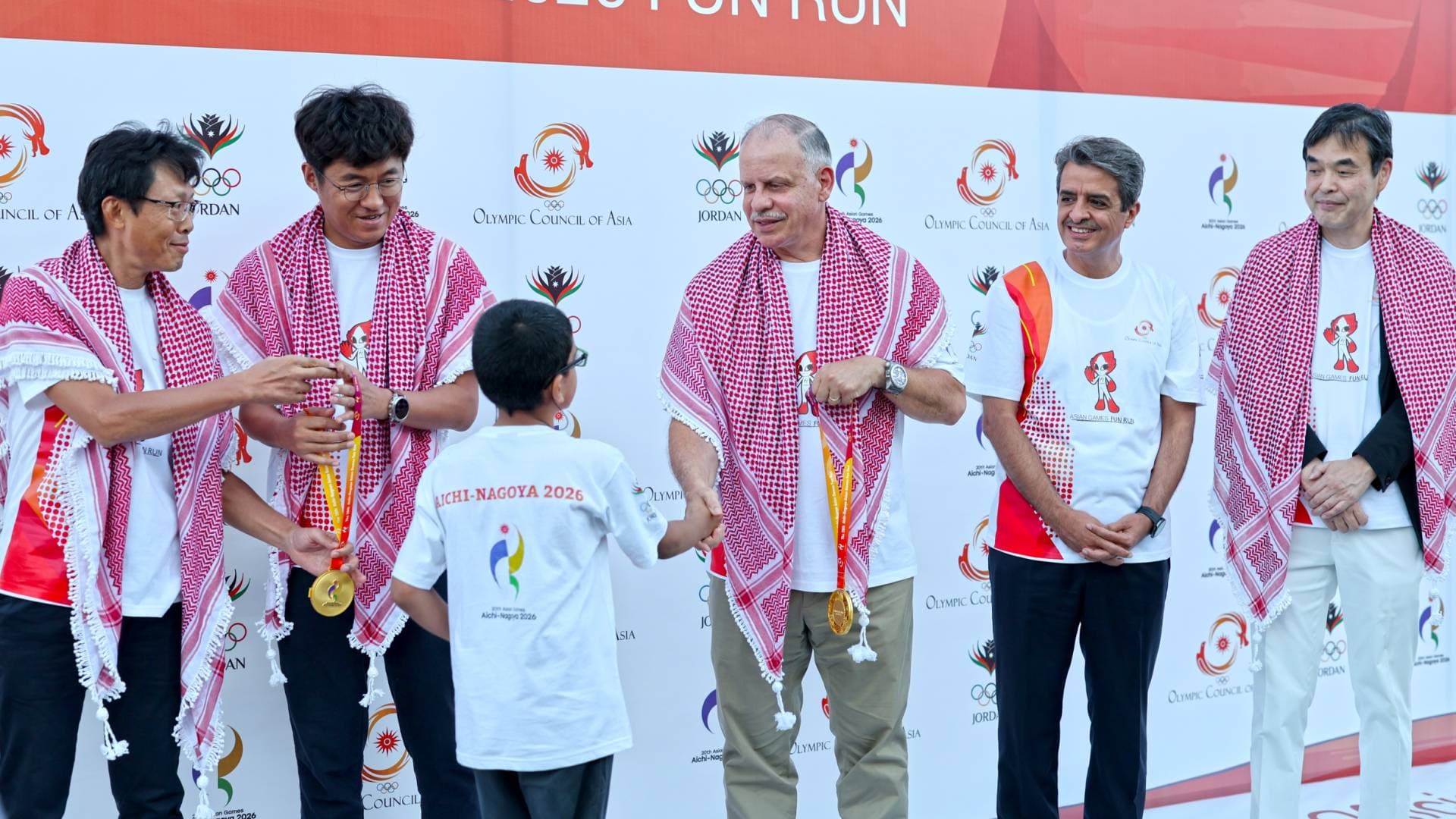 الأمير فيصل يشارك في سباق "Fun Run" الترويجي للألعاب الآسيوية