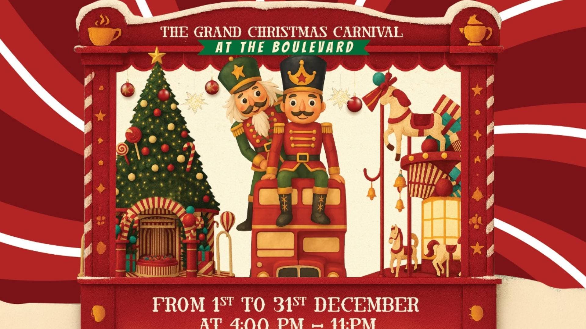 كرنفال عيد الميلاد في البوليفارد وجهة الأعياد الأولى والأضخم في عمان