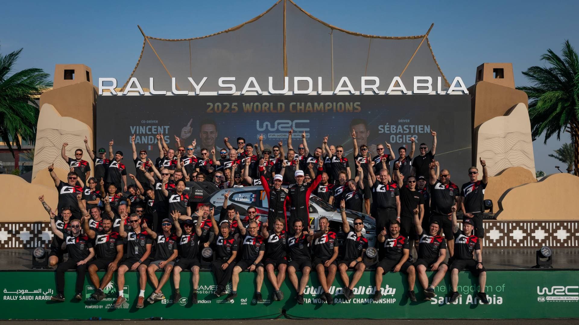 تتويج فريق تويوتا جازو للسباقات بلقب بطولة العالم وأوجييه يحصد لقبه العالمي التاسع مع الفريق