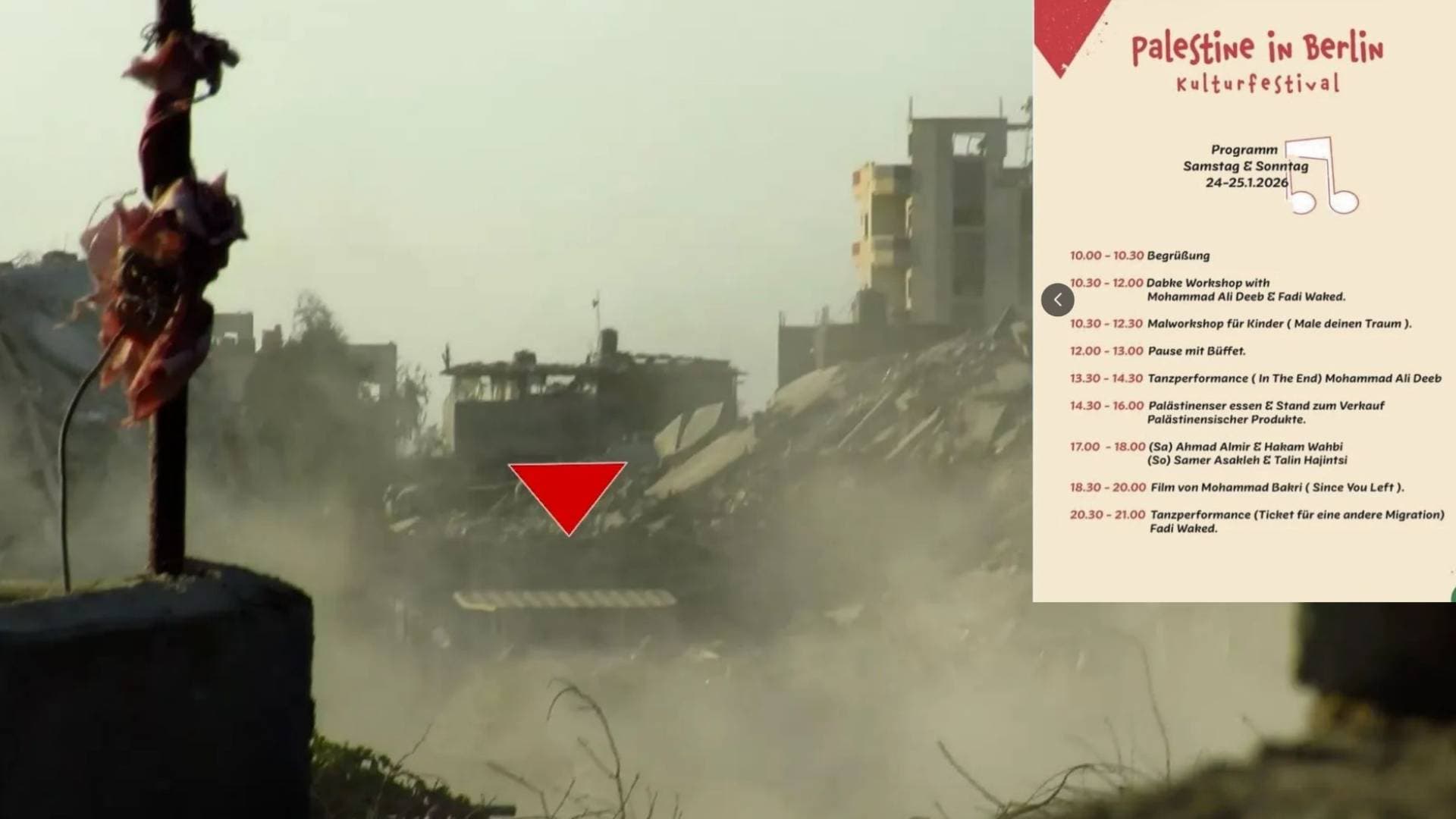 برلين تلغي مهرجانا ثقافيا فلسطينيا بسبب "المثلث الأحمر" وتجمد تمويل الجمعية المنظمة