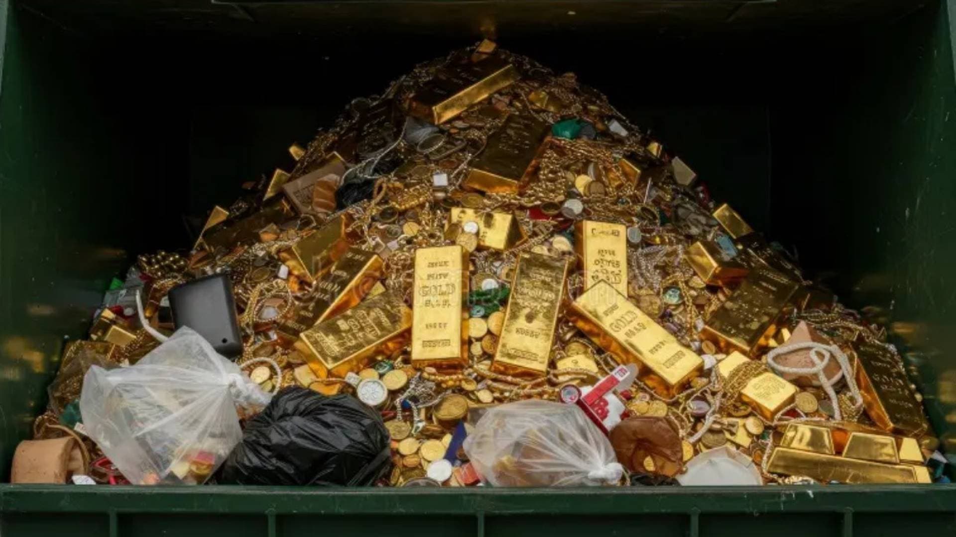 ثروة في مكب النفايات... كيف استعاد إيطالي 20 سبيكة ذهب ألقاها في القمامة بالخطأ؟