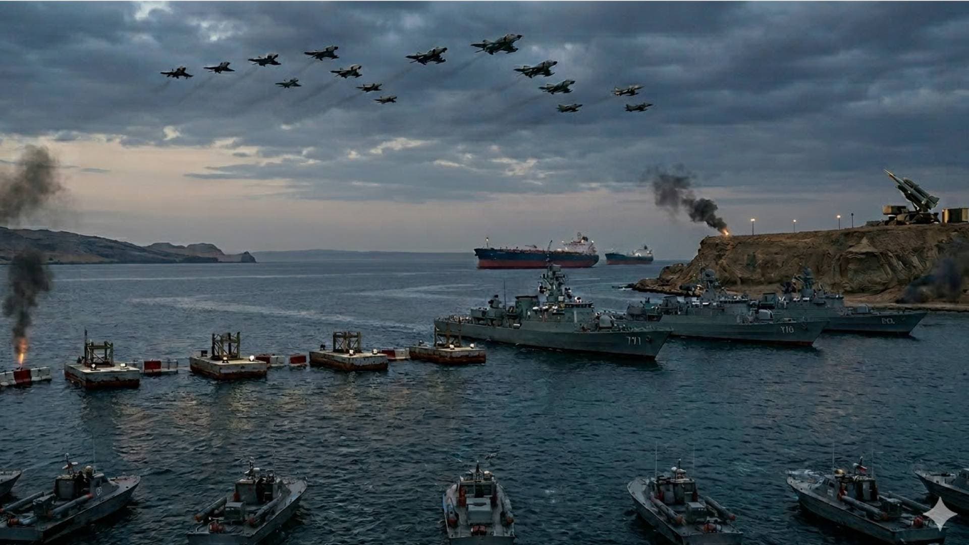 إيران تهدد بإغلاق مضيق باب المندب في حال تعرض جزرها لهجوم بري