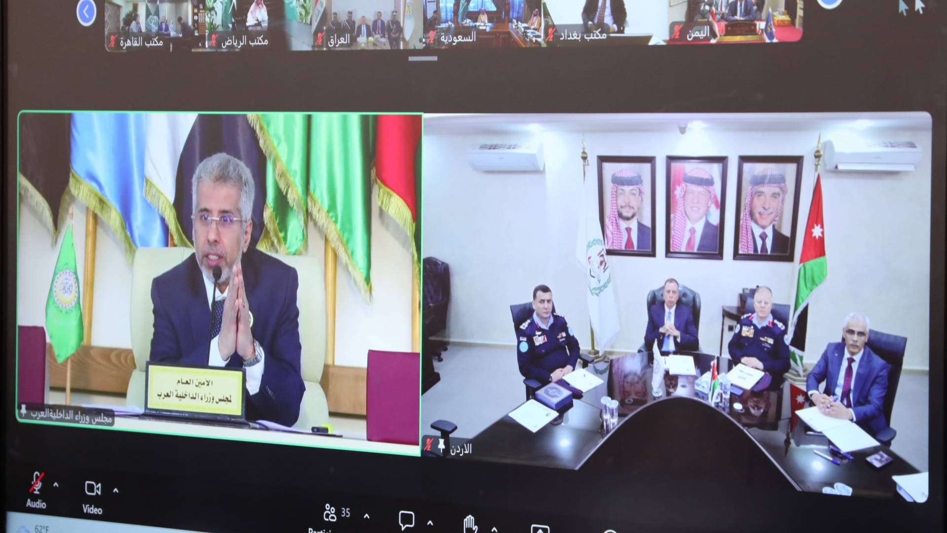 بمشاركة الفراية.. وزراء الداخلية العرب يرفضون التدخلات الإيرانية ويقرون استراتيجية مطورة لمكافحة الإرهاب