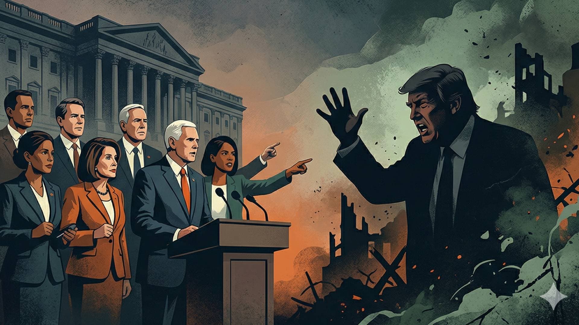 مشرعون ديمقراطيون أمريكيون يدينون تهديدات ترمب باستهداف مدنيين ومنشآت إيرانية