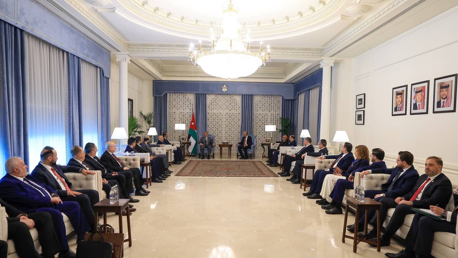 حسان يستقبل الوفد الوزاري السوري ويؤكد: نجاح سوريا هو نجاح للأردن