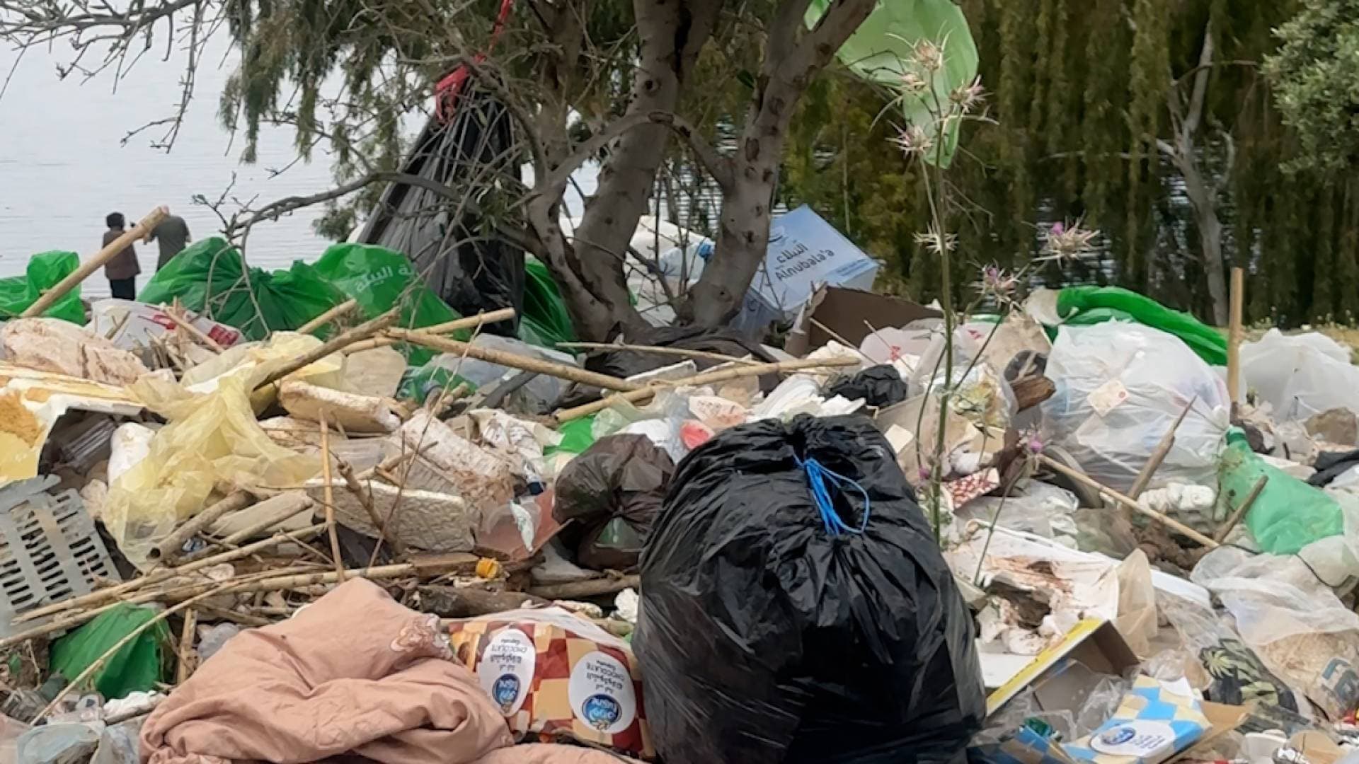 رغم حملات التوعية البيئية.. عدسة "رؤيا" ترصد مخلفات المتنزهين في محيط سد الملك طلال - فيديو