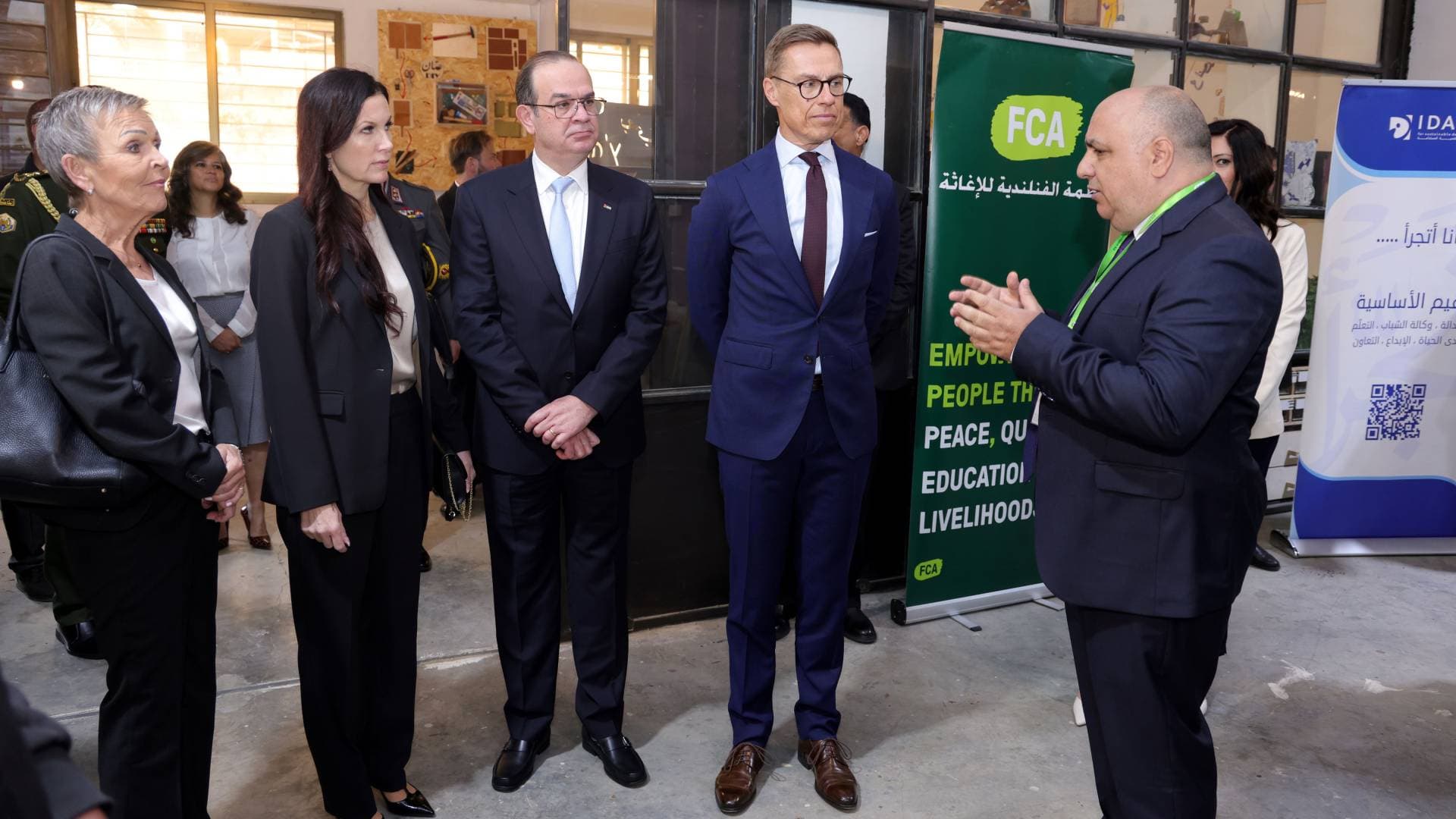 الرئيس الفنلندي يطلع على تجربة أردنية في مجال الصناعات الثقافية والإبداعية