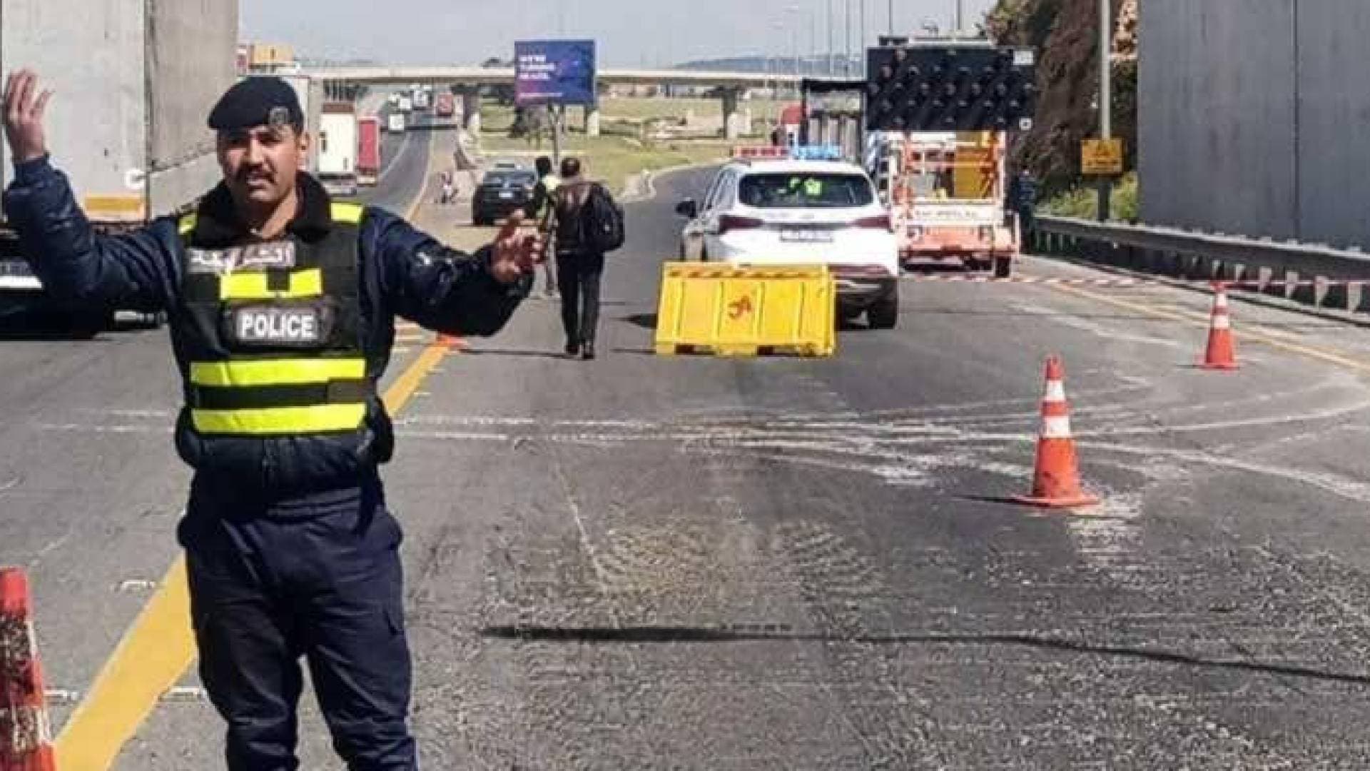 إدارة الدوريات الخارجية تنوه عن بدء أعمال صيانة وإصلاحات على مدخل "شارع الـ 100"