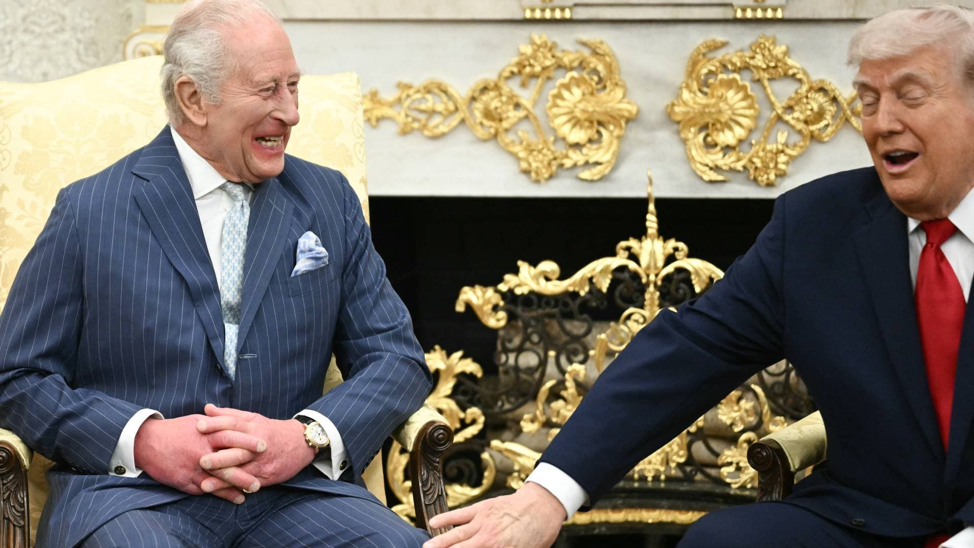 ترمب للملك تشارلز الثالث: "والدتي كانت معجبة بك بالفعل".. فيديو