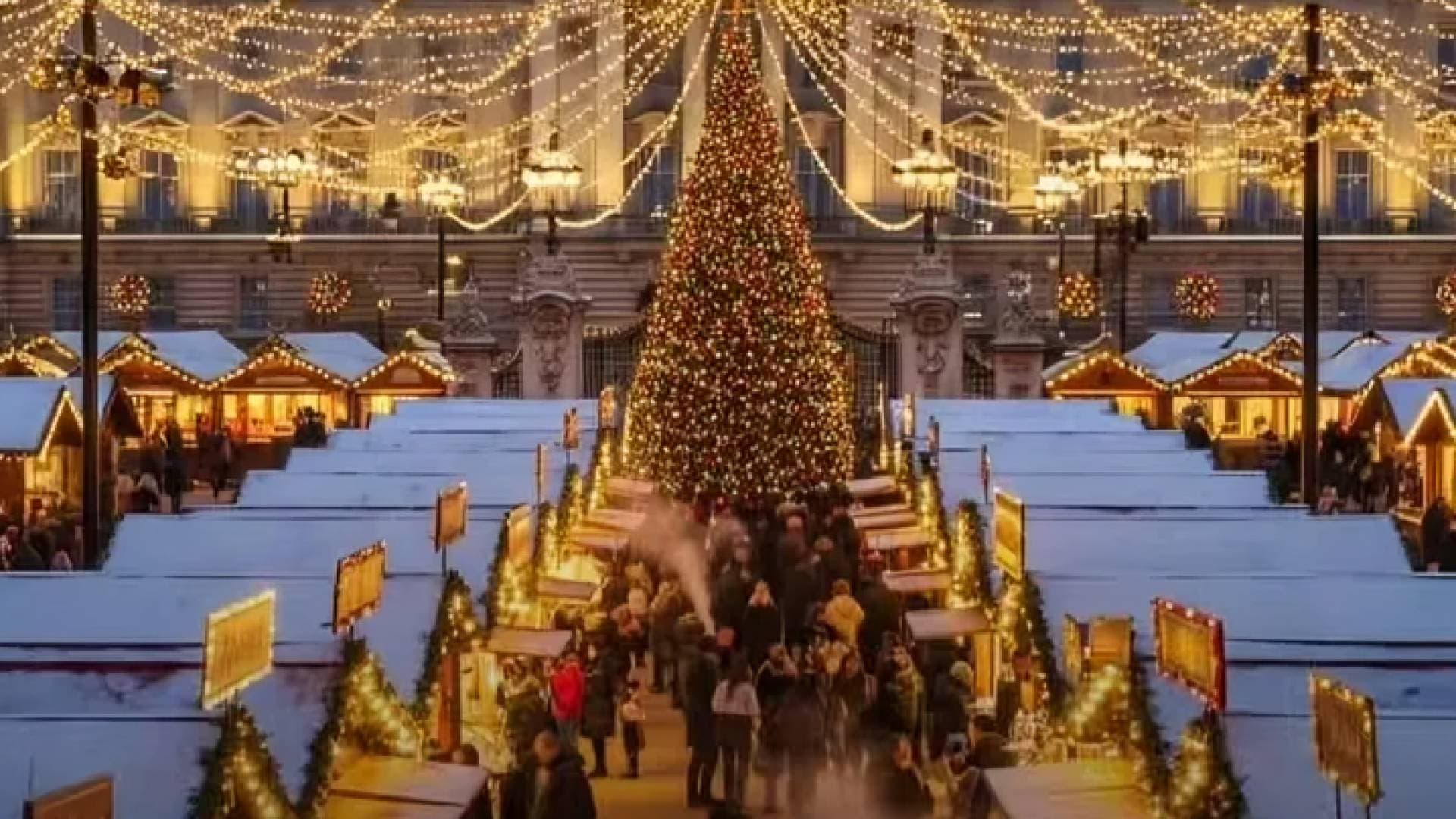 صورة مزيفة لسوق عيد الميلاد في قصر باكنغهام تخدع السياح في لندن