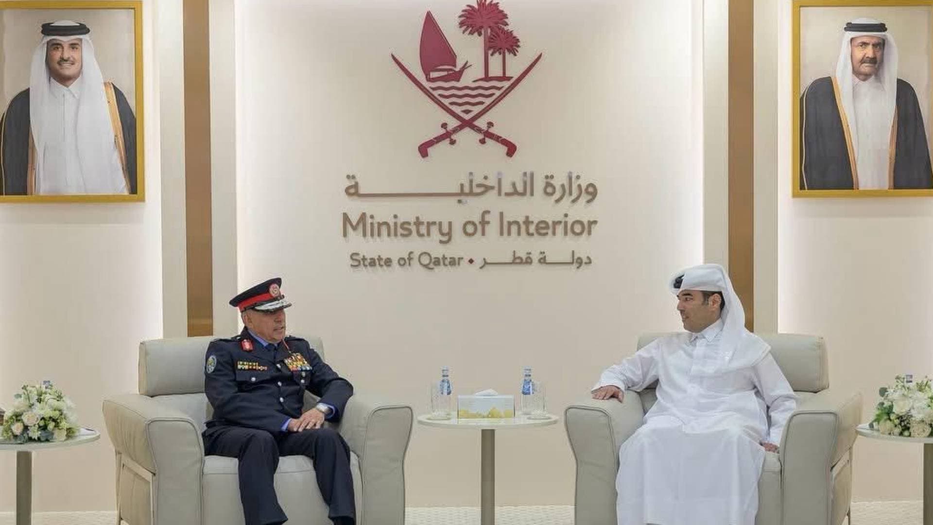 اللواء المعايطة يزور دولة قطر ويلتقي وكيل وزارة الداخلية