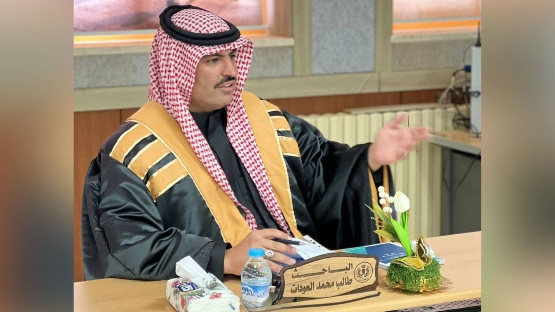 بدرجة الامتياز.. الشيخ والقاضي العشائري طالب العودات الحويطات ينال الماجستير في الدراسات الاستراتيجية