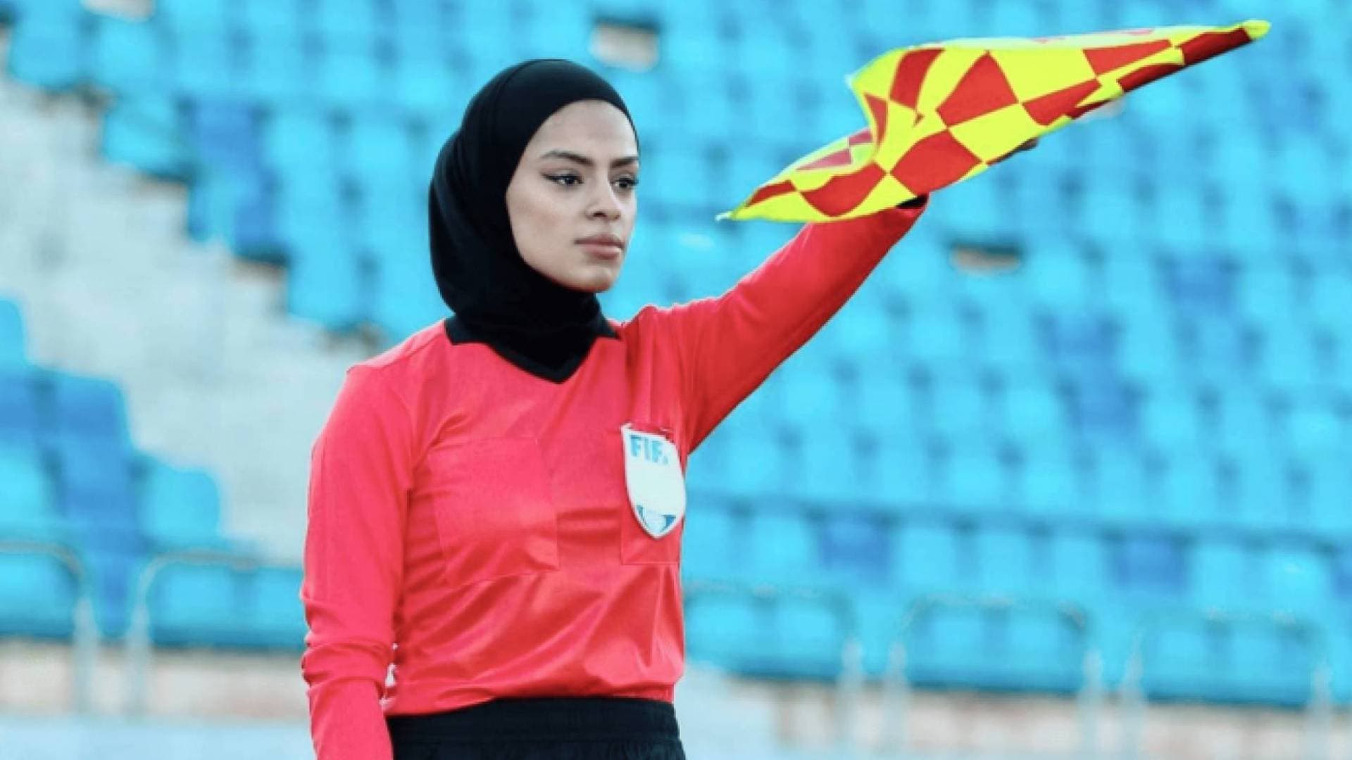 صابرين العبادي أول حكمة أردنية في نهائيات كأس آسيا للسيدات