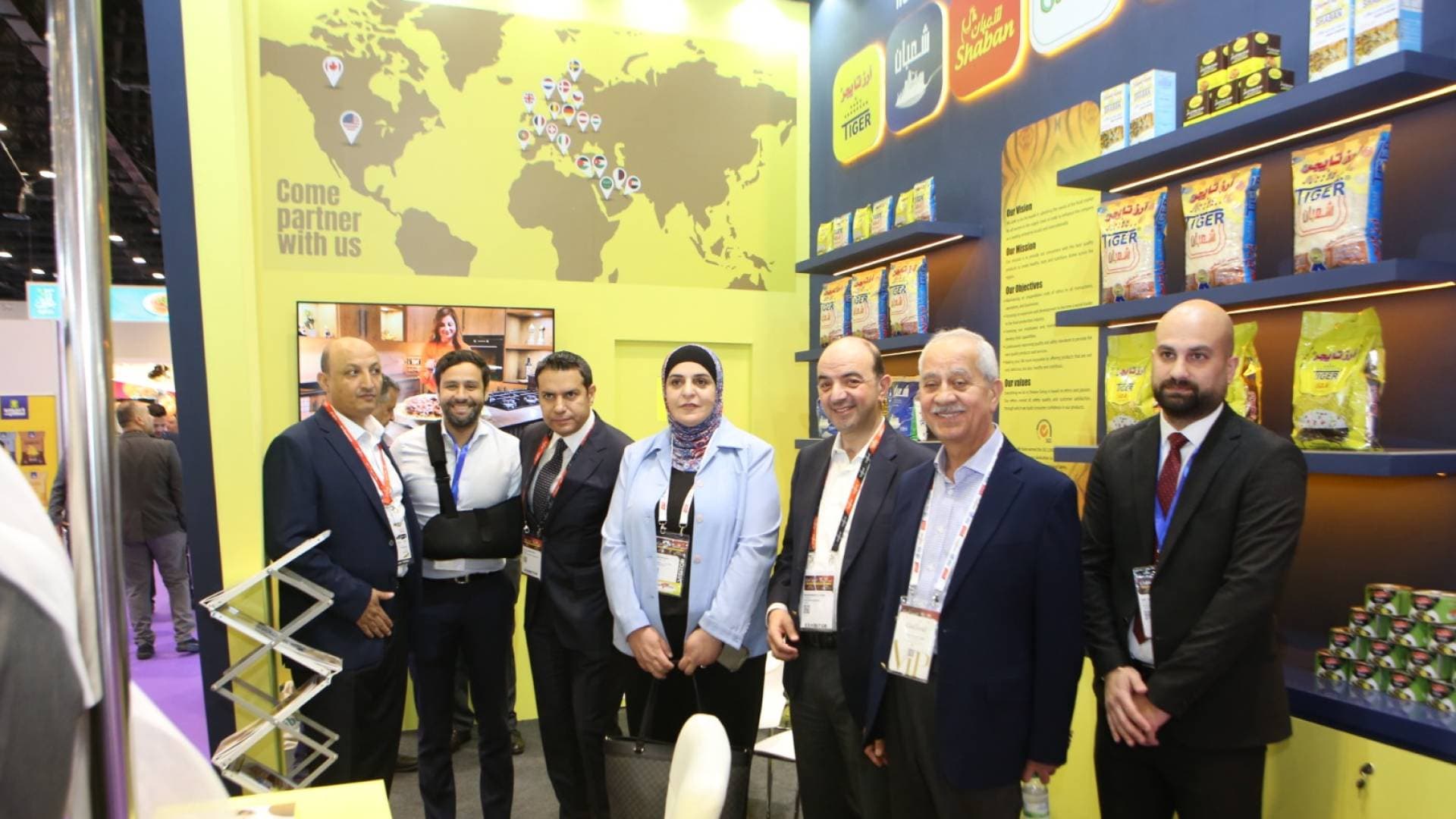 حضور أردني رسمي وتجاري رفيع في جناح مجموعة شعبان بمعرض جلف فود 2026