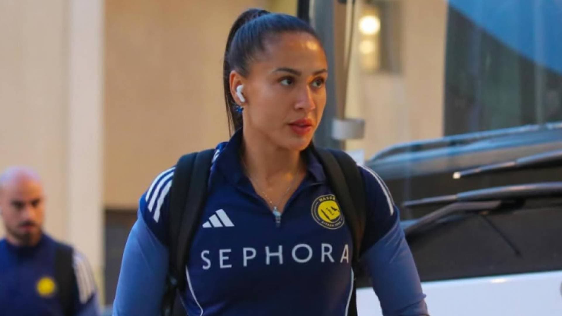 نادي النصر يحتفي باللاعبة البرازيلية كاثلين سوزا