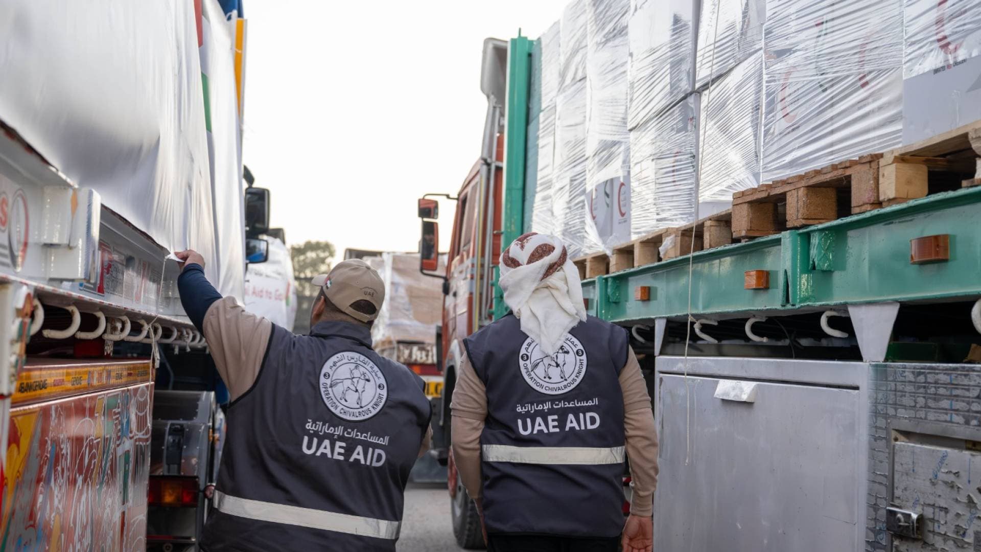 بدعم من وكالة الإمارات للمساعدات الدولية، الإمارات تتبع منظومة إغاثية متكاملة لمؤازرة صمود أهل غزة