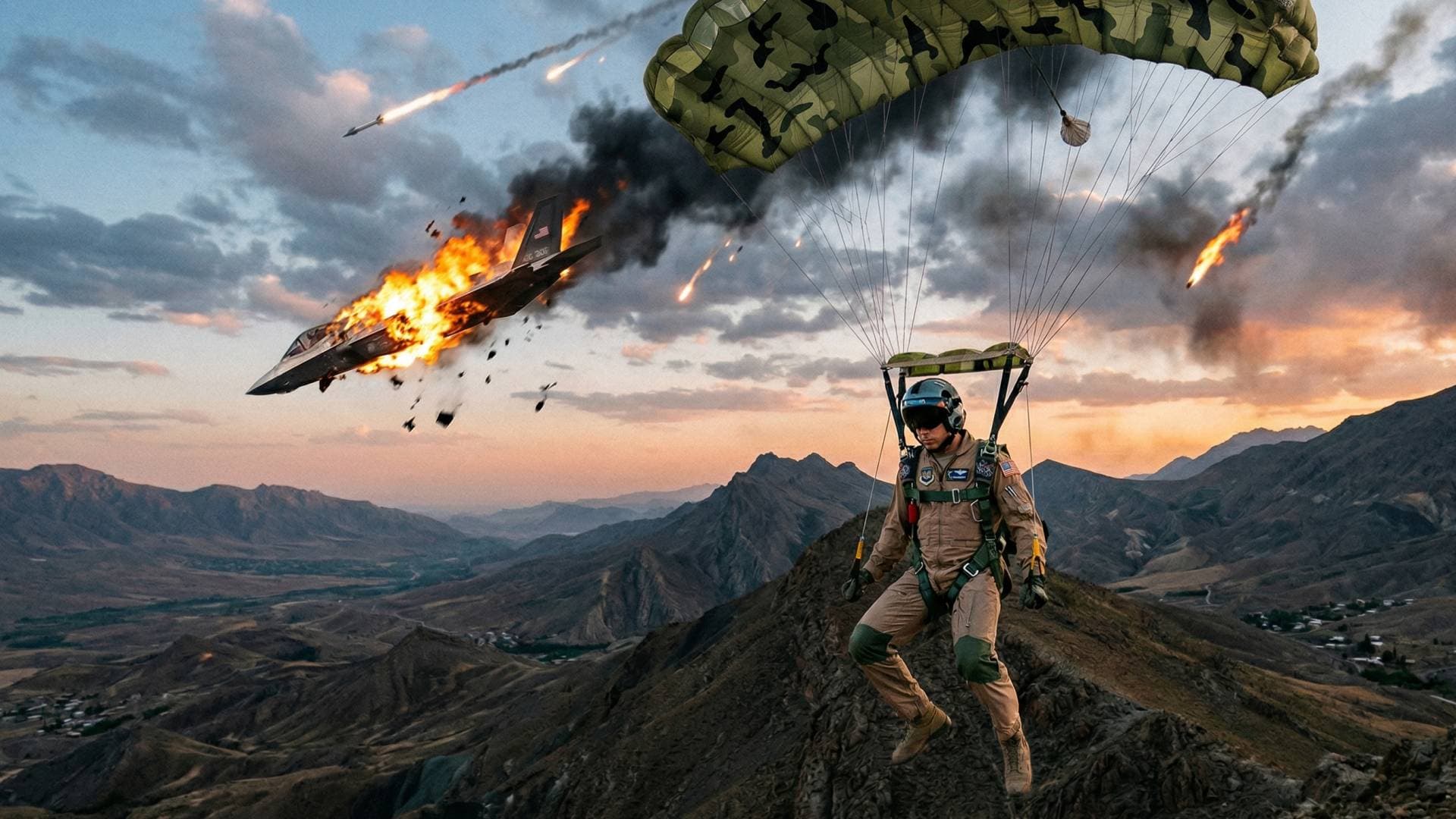 إعلام إيراني: القوات الأمريكية تقصف مناطق يحتمل وجود طيارها المفقود فيها جنوب غربي البلاد